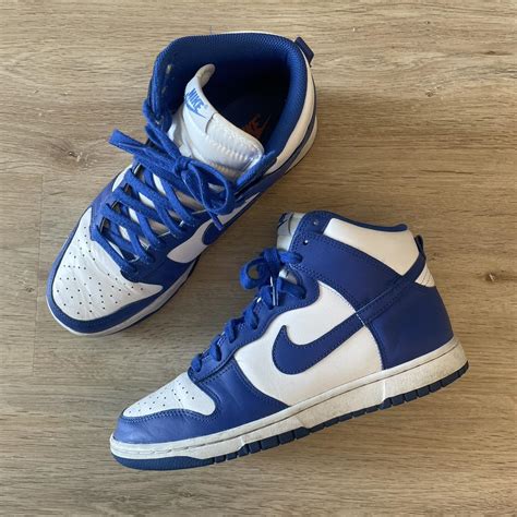 Nike Dunk High 'Kentucky' Game Royal 2021 Size Men's... - Depop