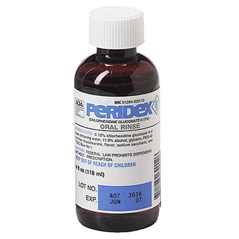 Peridex Oral Rinse Chlorhexidine Gluconate 0.12% Liquid 118 mL — Mountainside Medical Equipment