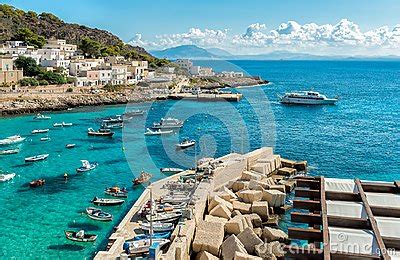 View Of Levanzo Island Is The Smallest Of The Three Aegadian Islands