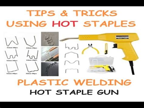 Tips For Using Plastic Hot Stapler Welder Youtube