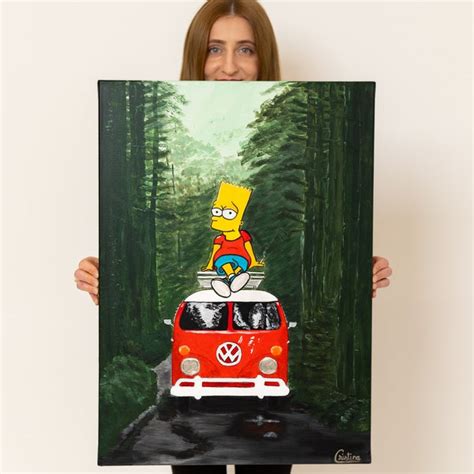 Volkswagen Painting Etsy