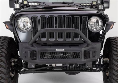 Go Rhino 331101T Rockline Rear Bumper With Stubby Bar Jeep Wrangler JL