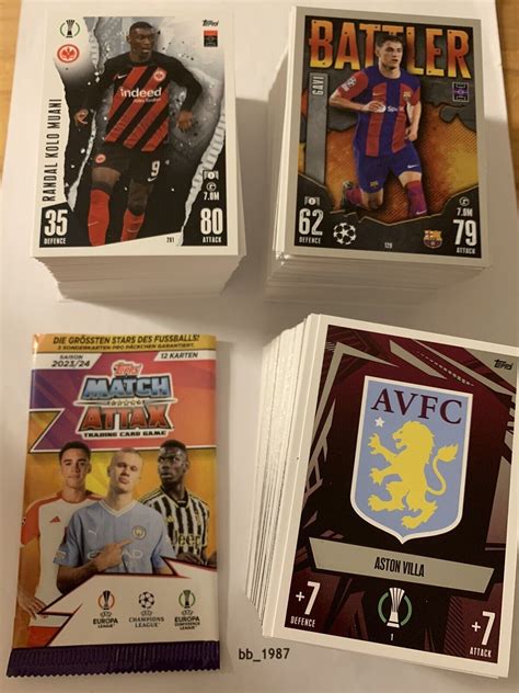 Topps UEFA CL Match Attax 2023 2024 23 24 Base Mirror Regular Foil