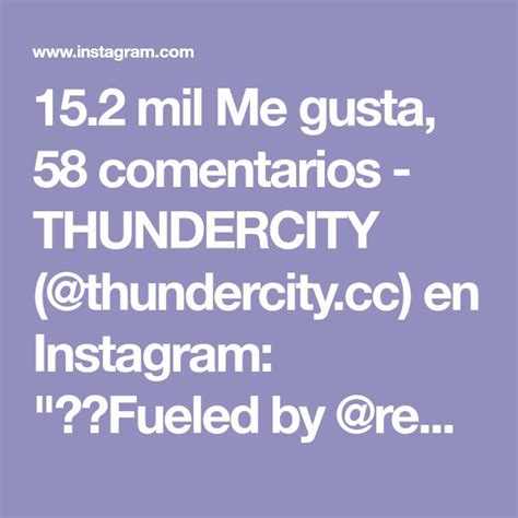 Mil Me Gusta Comentarios Thundercity Thundercity Cc En