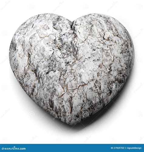 Heart Of Stone Stock Illustration Illustration Of Concepts 27969703