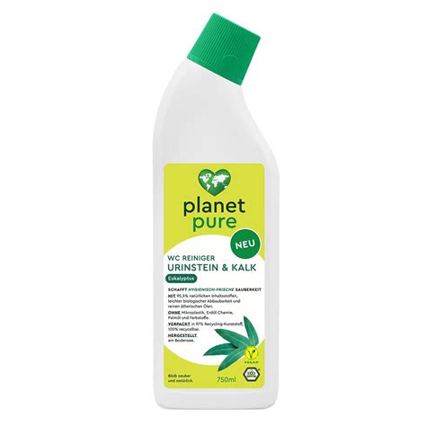 Planet Pure Wc Reiniger Urinstein Kalk Eukalyptus Schafft Hygienische