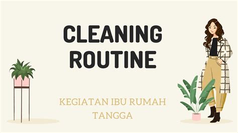 Vlog Cleaning Routine Bersih Bersih Rumah Rutinitas Ibu Rumah