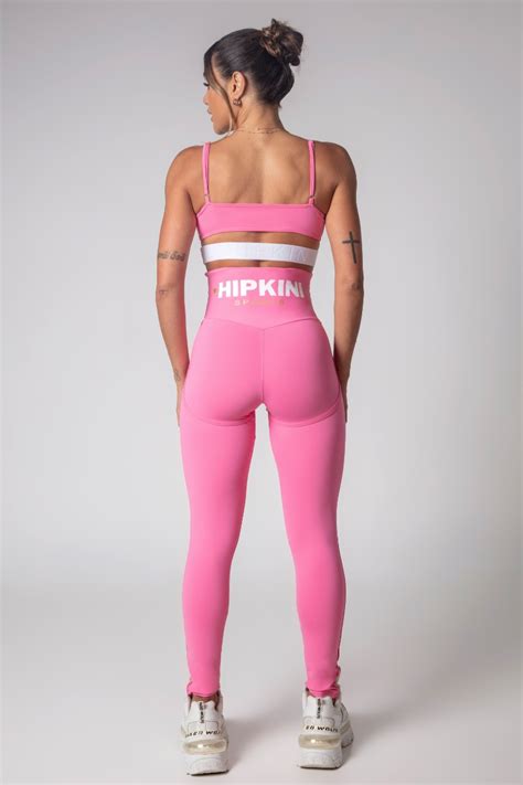 Hipkini Legging Gym Girl Rosa Com Recortes 3339817 Hipkini