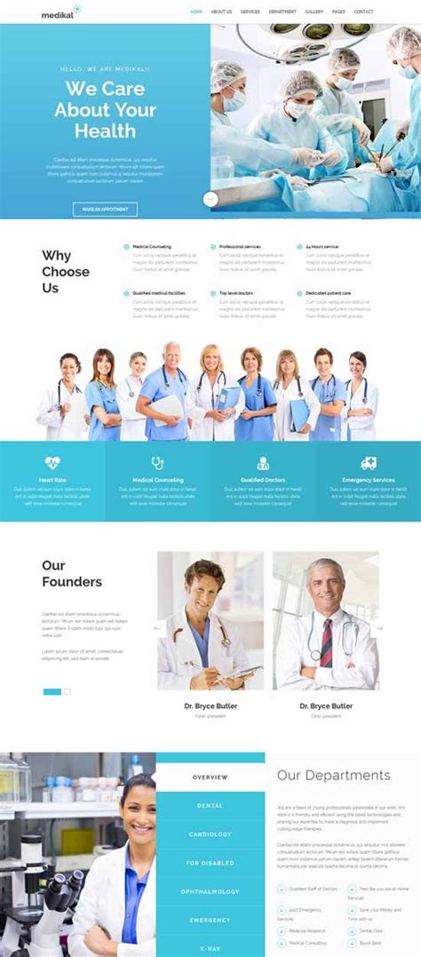 Best Health And Medical Website Templates Free Premium Medical