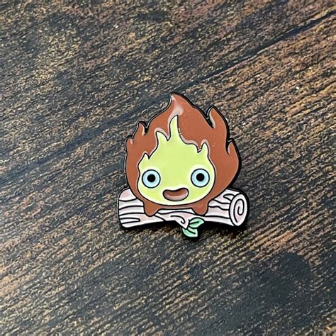 Howls Moving Castle Enamel Pin Etsy