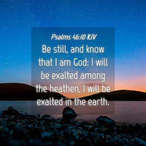 Psalms 46 10 KJV Bible Verse Images