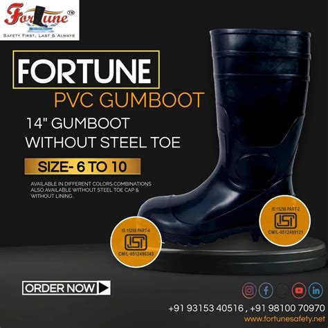 Fortune Pvc Gumboot At Rs Pair Fortune Gumboots In Bahadurgarh