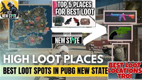 Pubg New State Best Loot Location High Loot Location Pubg New State