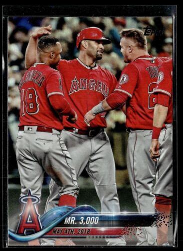 Topps Rainbow Foil Us Albert Pujols Los Angeles Angels Cl Ebay