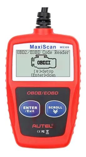 Escáner Obd2 Automotriz Universal Eobd Ms309