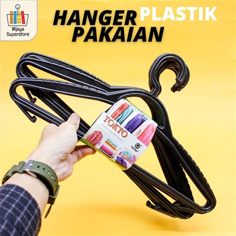 Jual Hanger Plastik Gantungan Baju Hanger Laundry Gantungan Baju