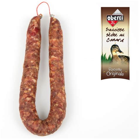 Saucisse Seche Au Porc Et Au Canard G