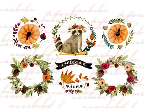 Fall Clipart, Thanksgiving Clipart, Fall Clipart, Pumpkins Clipart ...