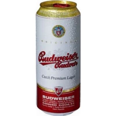 Budweiser Budvar Classic světlé výčepní pivo plech 0 5 l