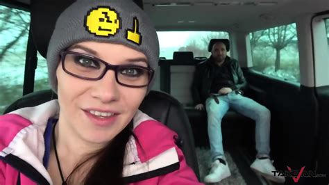 Natural Babe Fucked In Van