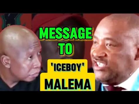 Gayton Mckenzie Send A Strong Message To Julius Malema Pa Eff