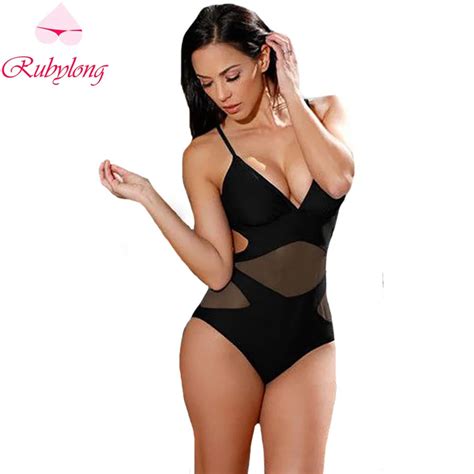 2017 Sexy Bandage One Piece Suits Women Swimsuit Strappy Hollow Out One