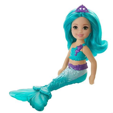 Barbie™ Dreamtopia Chelsea™ Mermaid Doll 6 5 Inch With Teal Hair And Tail Gjj89 Barbiepedia