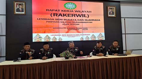 Rakerwil LSBO PWM Jawa Tengah Gelorakan Semangat Seni Budaya Dan