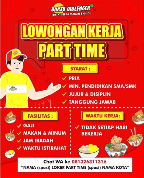 Lowongan Kerja Oktober 2022 Team Bakso Mblenger Di Solo INFO LOKER SOLO