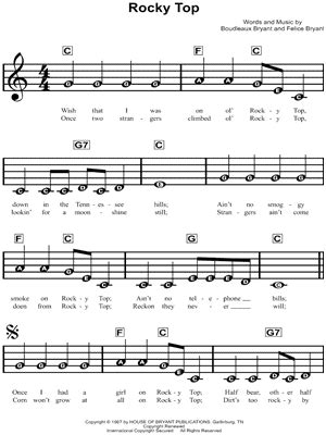 "Rocky Top" Sheet Music - 3 Arrangements Available Instantly - Musicnotes