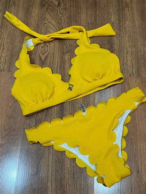 Mustard Yellow Bikini On Carousell