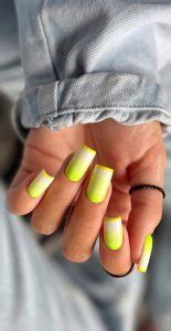 Embrace The Warmth With Radiant Summer Nails Ombre Bright Yellow Nails