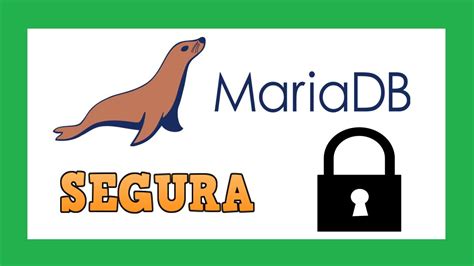 Como Encriptar Una Base De Datos En Mariadb Server Youtube