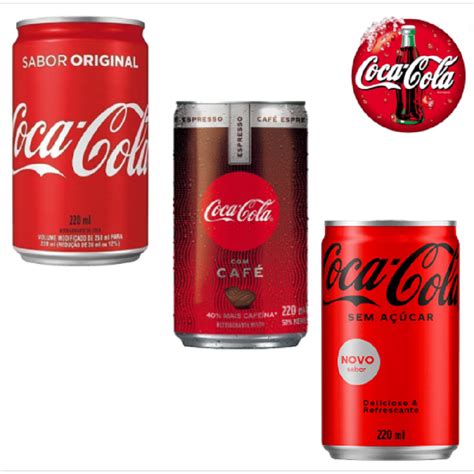 Fardo Coca Cola Ml Original Zero Acucar Cafe Espresso Kit