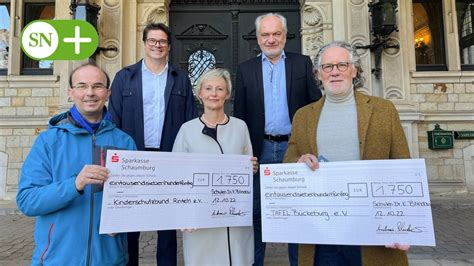 Bückeburg Tafel und Kinderschutzbund bekommen Spende von Bernd Blindow