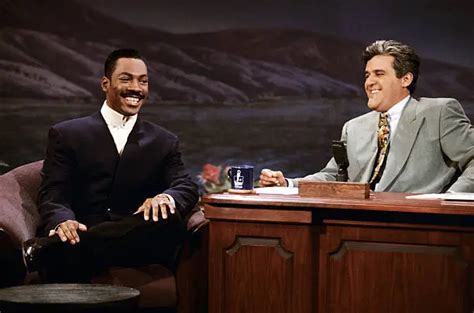 Eddie Murphy During An Interview With Host Jay Leno On July 8 1992