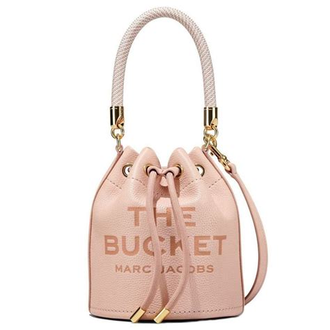 T I Eo Ch O N Marc Jacobs Women S Pink The Leather Bucket Bag M U