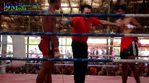 Tun Lin Kyaw Vs Saw Lin Lin Media Myanmar Lethwei Youtube