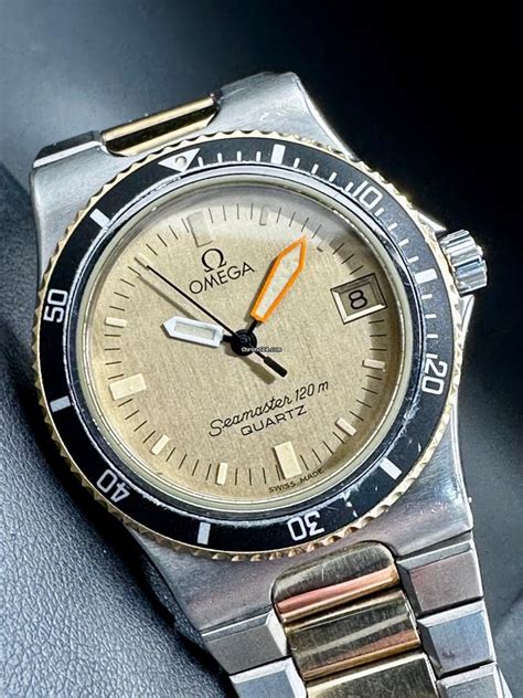 Omega Vintage Omega Seamaster 120m 2 tone Swiss Quartz Gold für 1