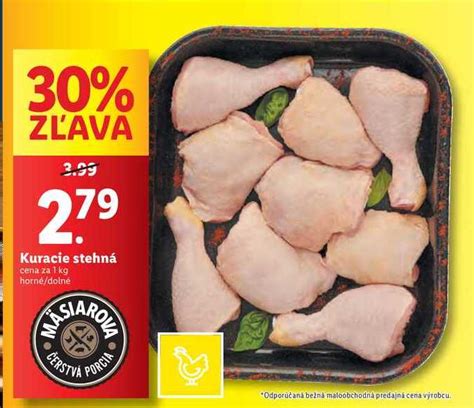 Kuracie stehná cena za 1 kg horne dolné v akcii Zlacnene sk