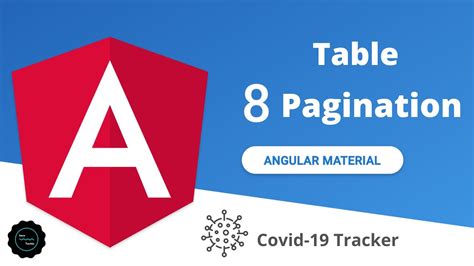 Angular Material | Covid19-tracker | Data table Pagination | javatechie | LaptrinhX