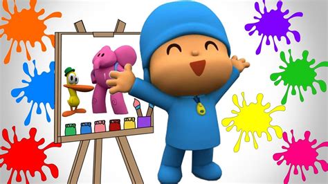 Learn Colors With Pocoyo Playset Game For Kids 🌈educational Game For