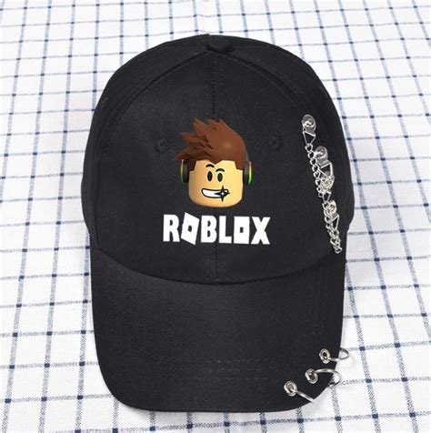 Кепка Бейсболка Roblox Роблокс с Кольцами и Цепями Черная — Купить ...