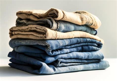 premium photo image   stack  folded