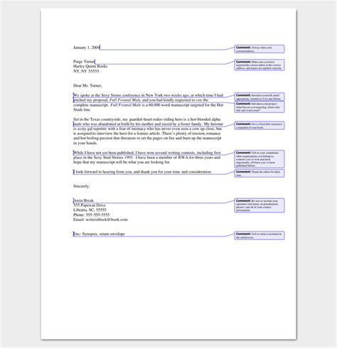 Query Letter Template - 7+ Formats, Samples & Examples