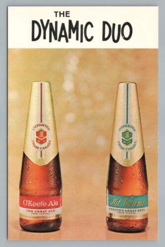 O Keefe Ale Old Vienna BEER Canada BrewerianaVintage Advertising PC