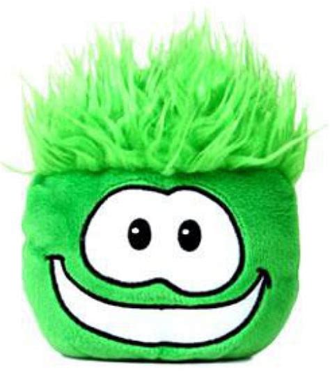 Club Penguin Series 1 Green Puffle Plush