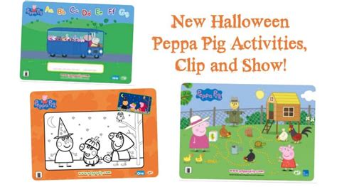 New Halloween Peppa Pig Activities Clip and Show!