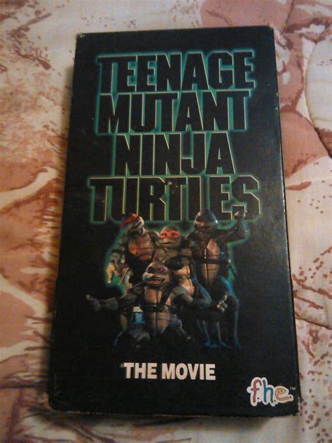 Teenage Mutant Ninja Turtles The Movie VHS 1990 Rare Etsy