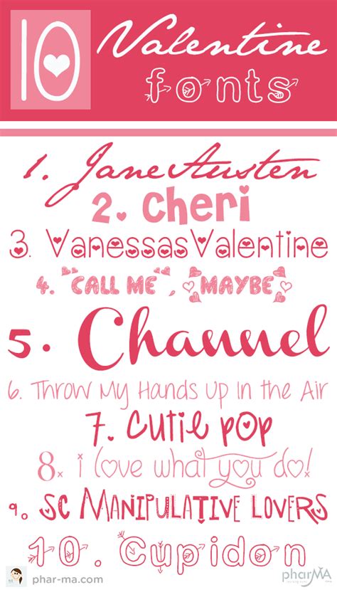 Super fun free valentine s day fonts – Artofit